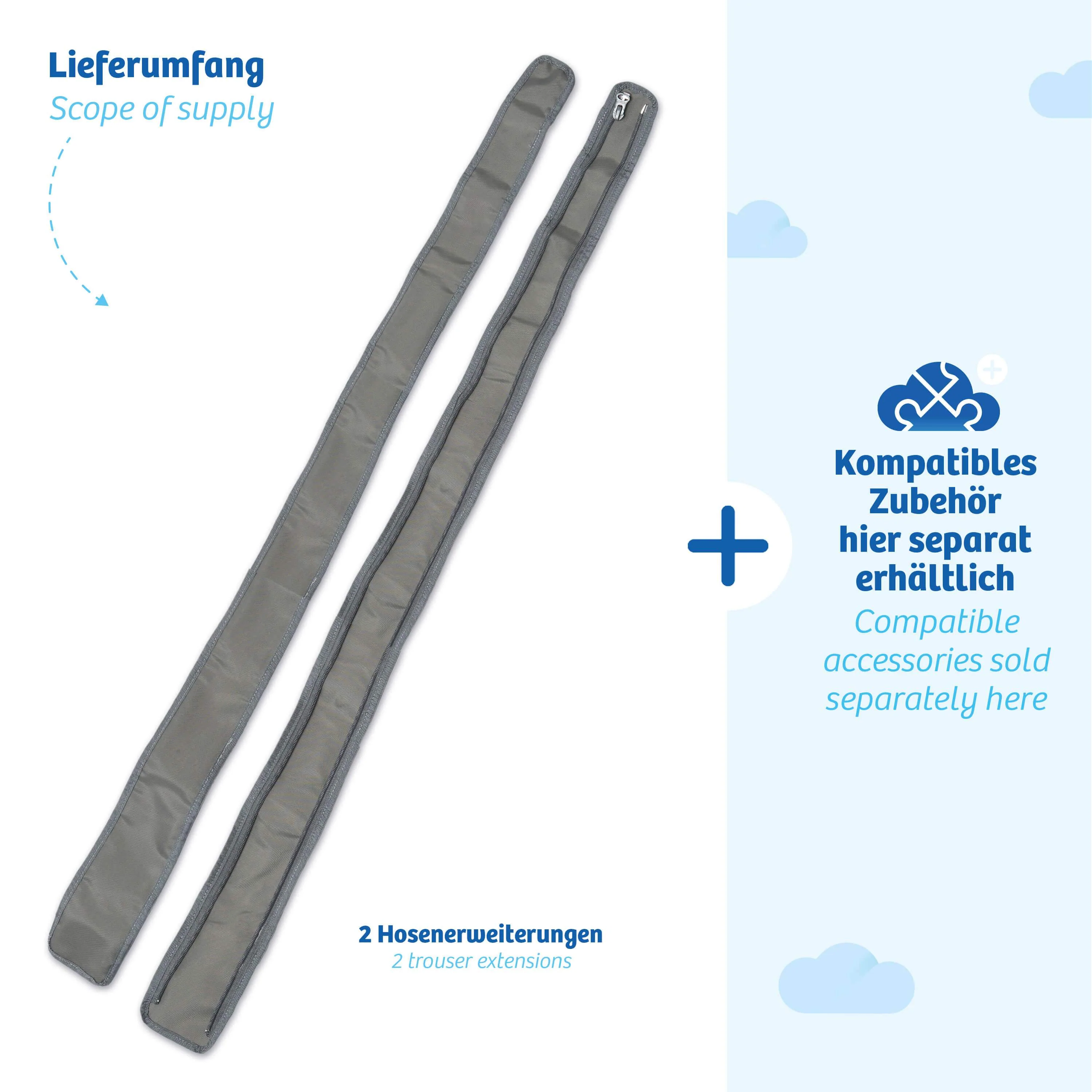 10 cm Erweiterungslaschen Hosenmanschette - Image 4